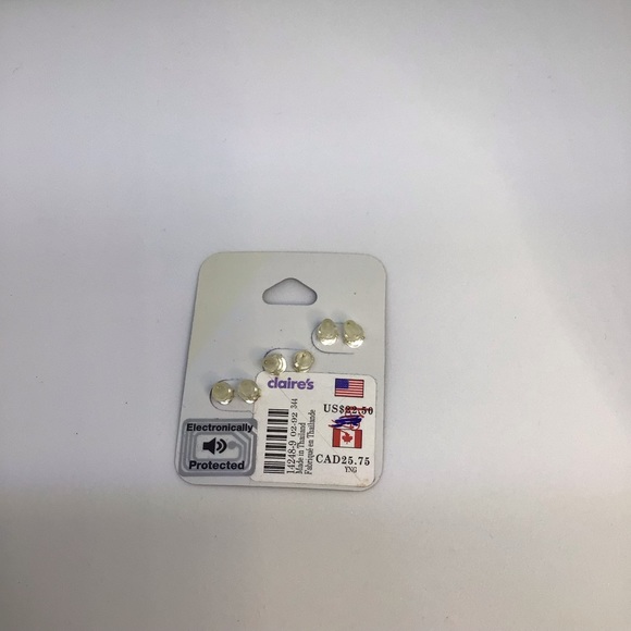 🎄 3-Set Sterling Silver Children’s Holiday Earrings - Picture 3 of 3